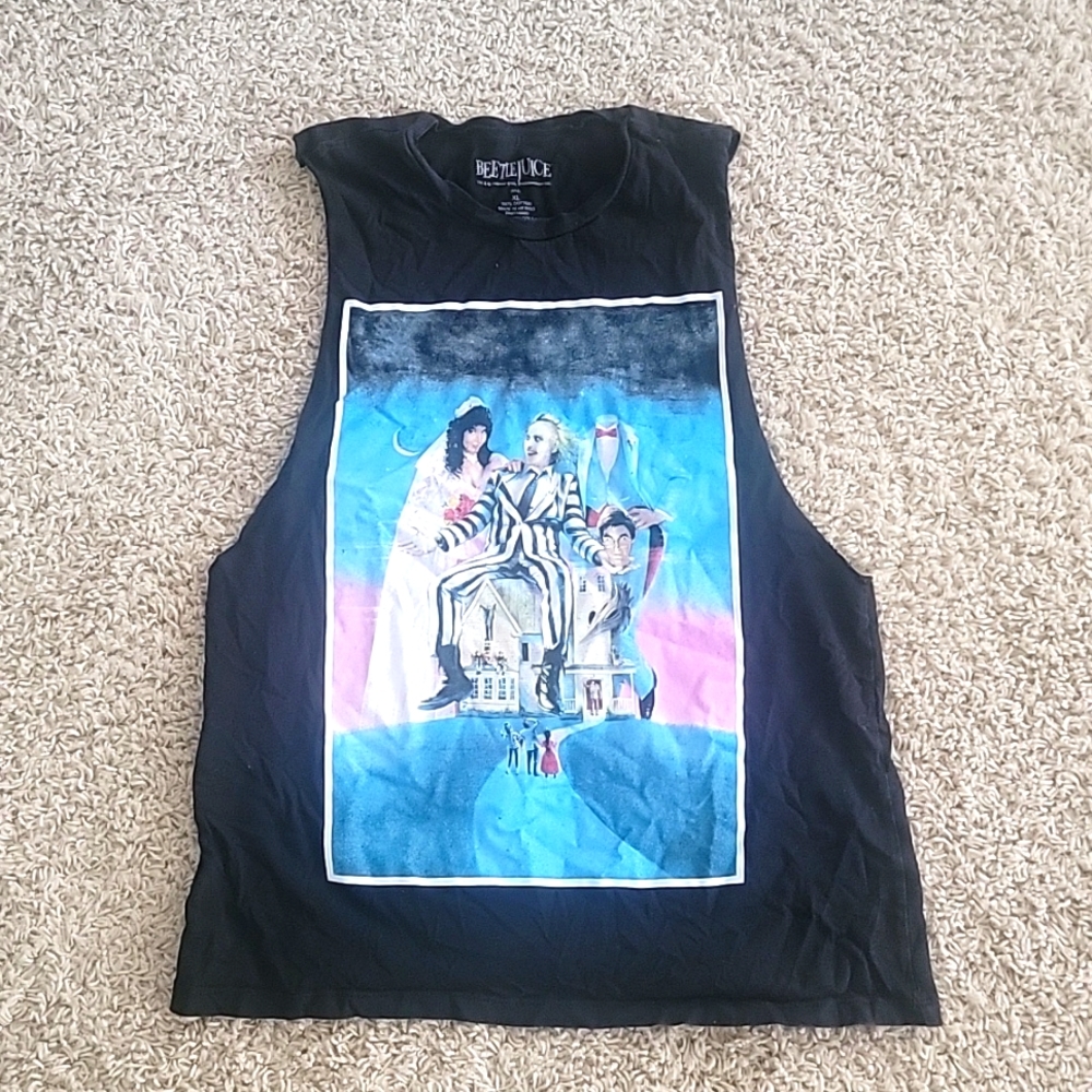 Beetlejuice Muscle Tank Tee